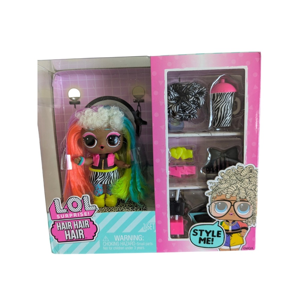 LOL Surprise Hair‎ Hair Hair Doll with Accessories Rainbow New
